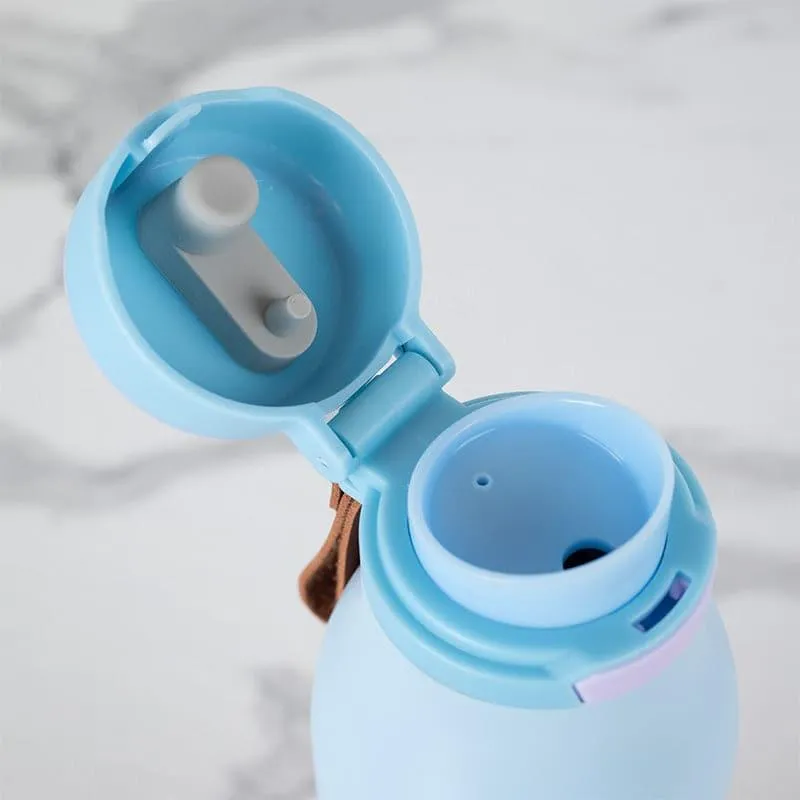 Juno Sip Hot & Cold Thermos Water Bottle (Light Blue & Purple) - 750 mL media 4