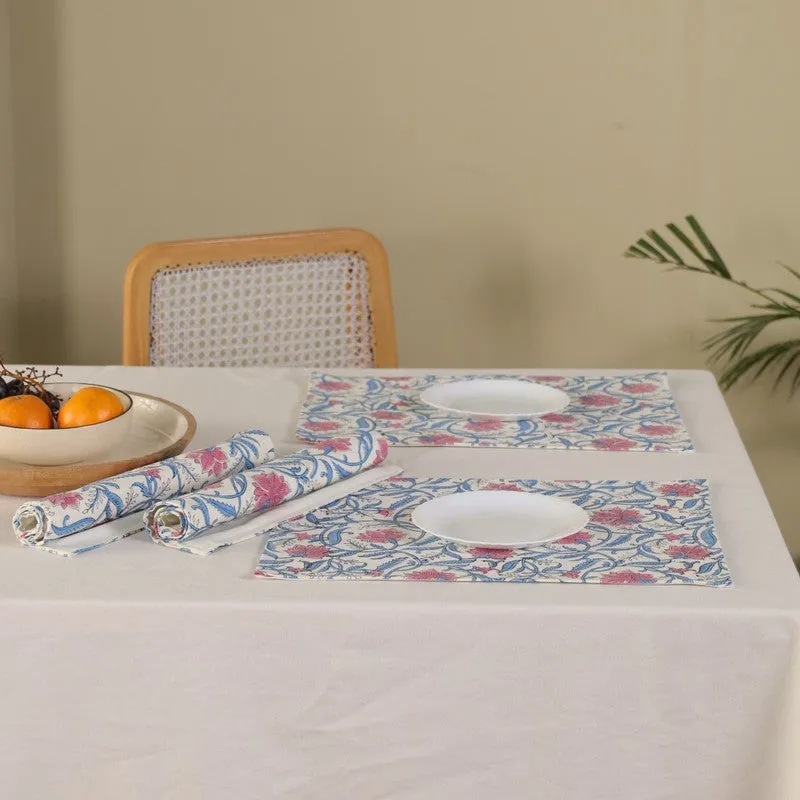 Petal Whisper Canvas Table Mats - Set Of Two media 7