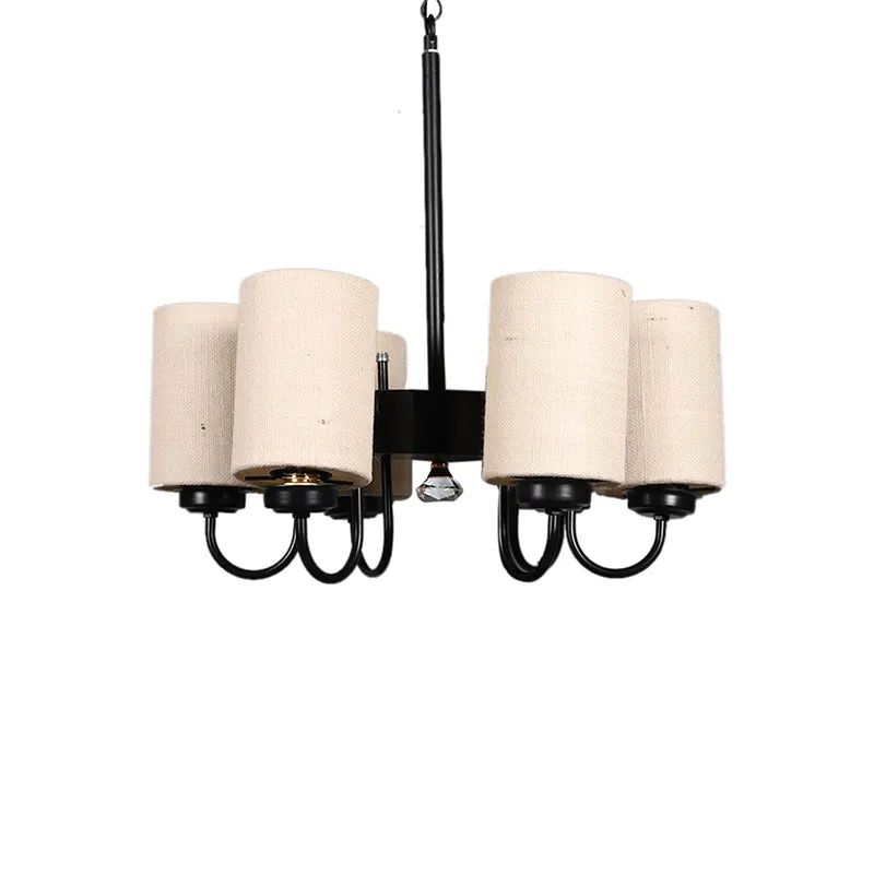 Viya Cylindrical Ceiling Lamp - White media 3