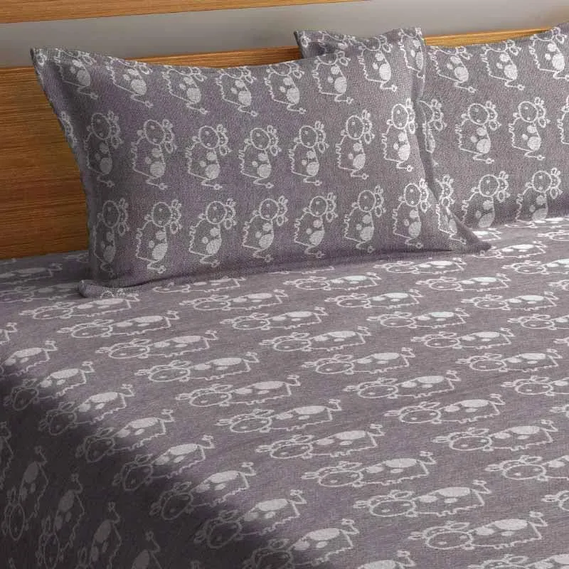 Boo-Moo Bedcover - Grey media 5