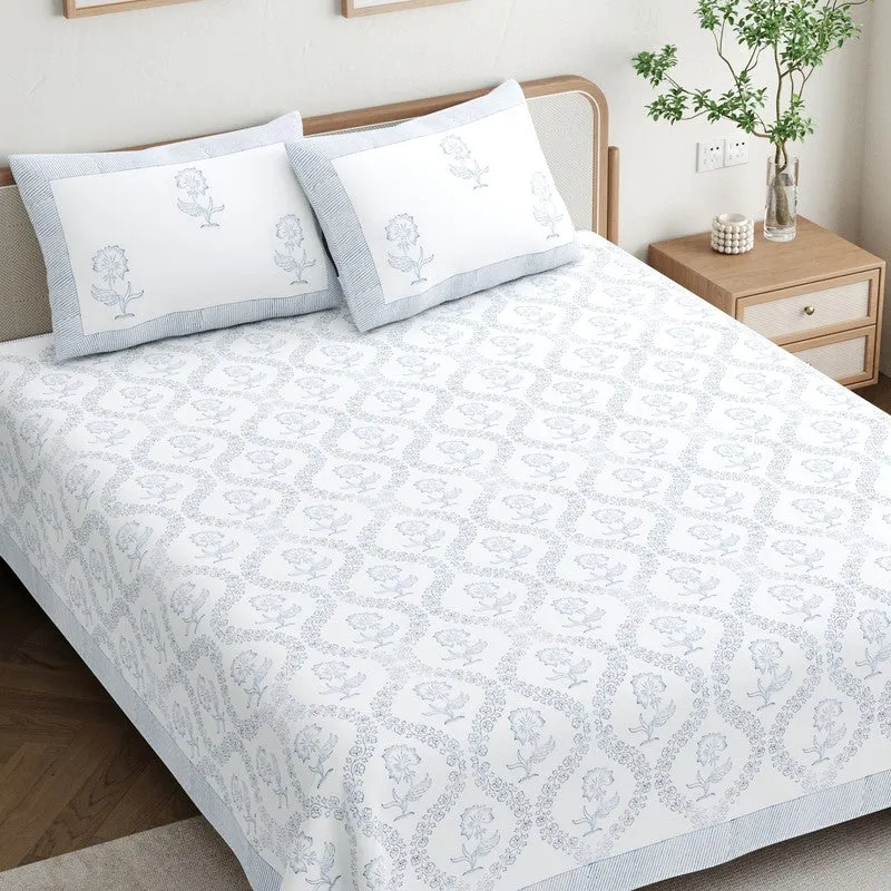 BlueWeave Cotton Bedsheet - 200 TC media 3