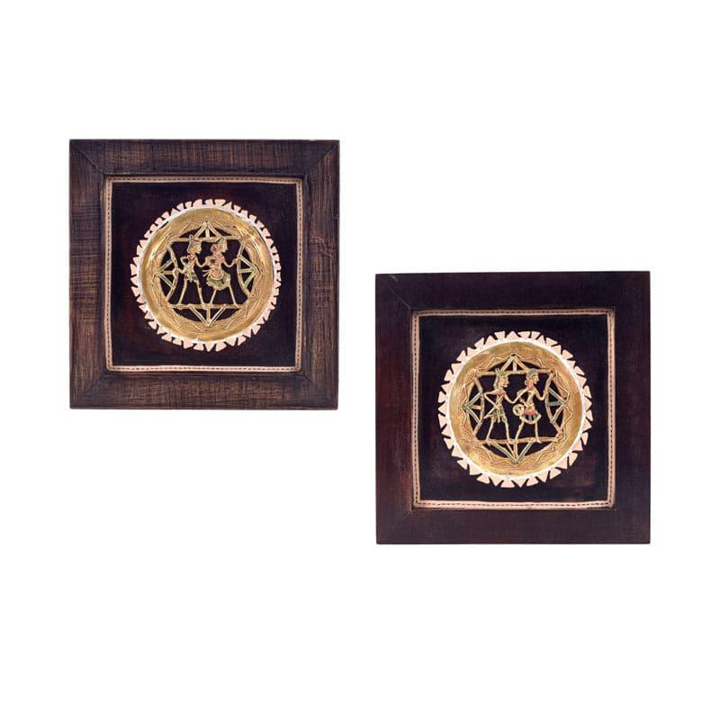 Majori Dhokra Wall Art - Set Of Two media 3