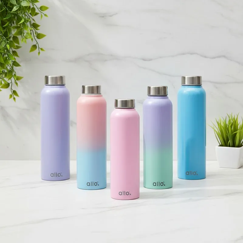 PureHydra Stainless Steel Water Bottle (950 mL Each) - Set Of Five media 1