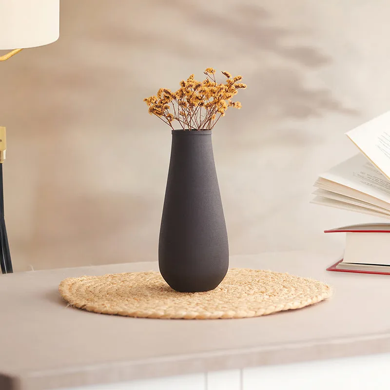 Areitha Metal Vase (Black) - Set Of Two media 7