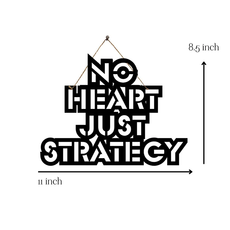 No Heart Mild Steel Wall Accent media 5