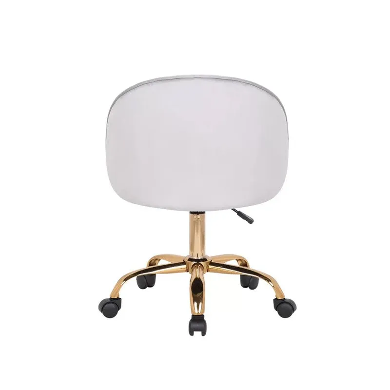 Opulon Metal Office Chair - Grey media 5