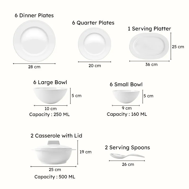 Rassa Melamine Dinner Set - 31 Piece Set media 10