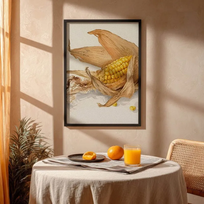 CornFarm Archival Canvas Wall Art - Black media 4