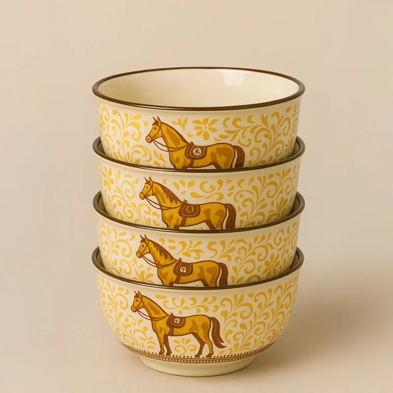 Chetak Ethnic Serving Bowl (300 mL) - Set Of Four media 3