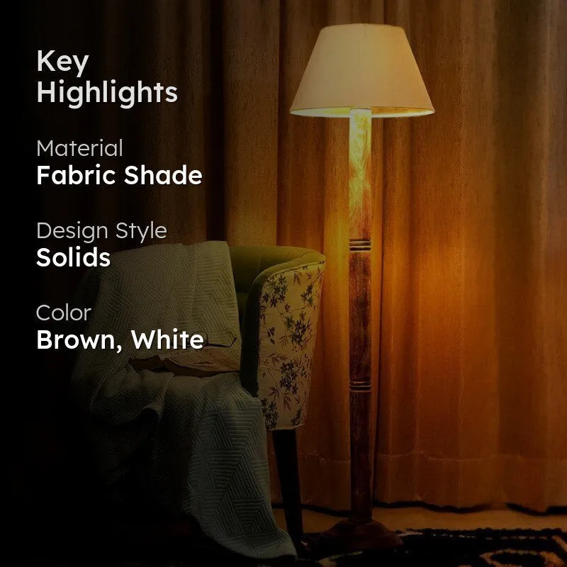 White Taper Tenby Floor Lamp media 2