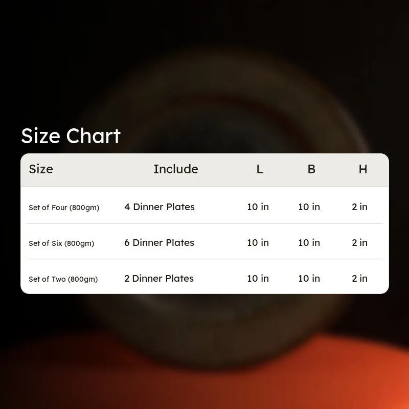 Sragen Fino Handmade Dinner Plate media 5