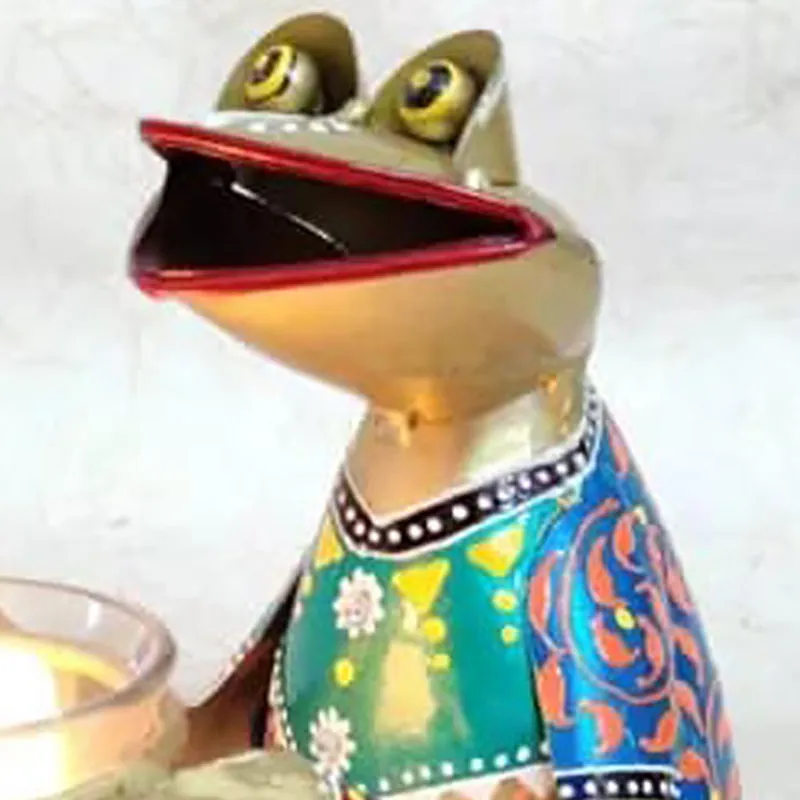 Froggie Haven Tea Light Holder media 3