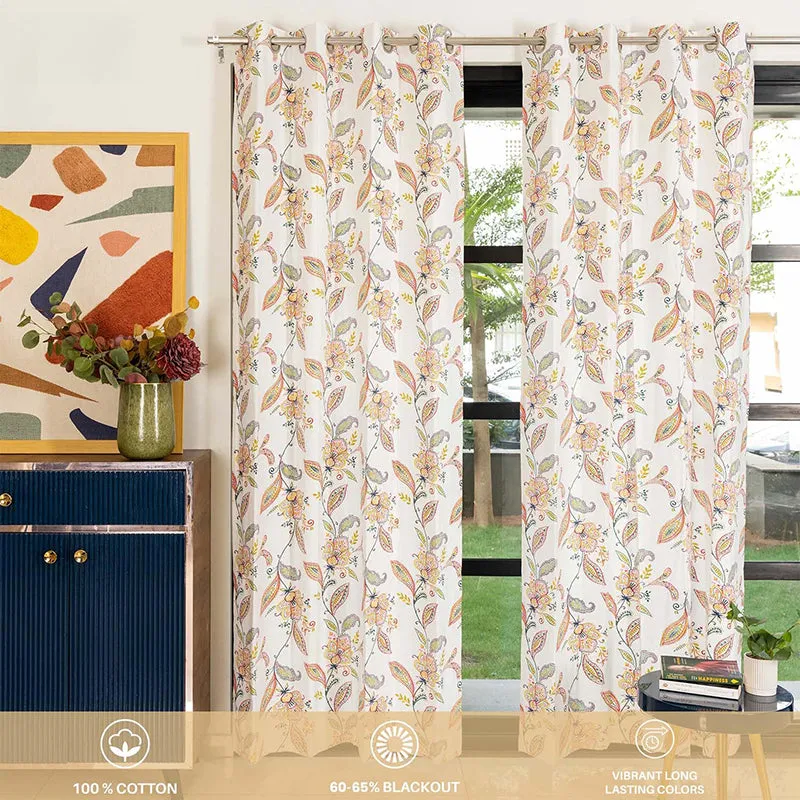 Urban Space Lilae Curtain (Beige) - Set Of Two media 3