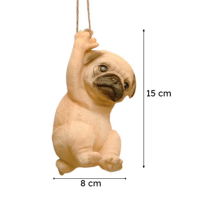 Whimsy Pug Showpiece - Set Of Two media 7