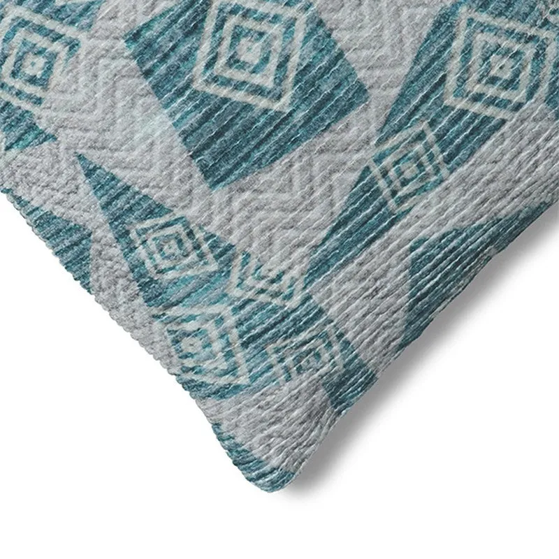 SquareDrift Cushion Cover (Blue) - Set Of Five media 6