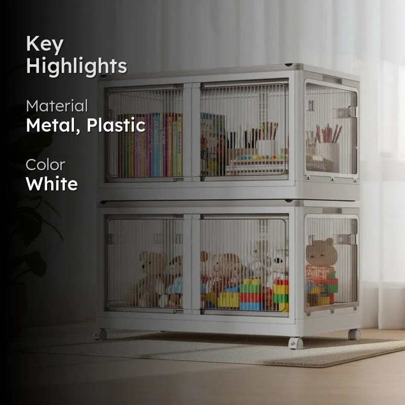 Modura Metal & Plastic Racks (White) - Set Of Two media 2