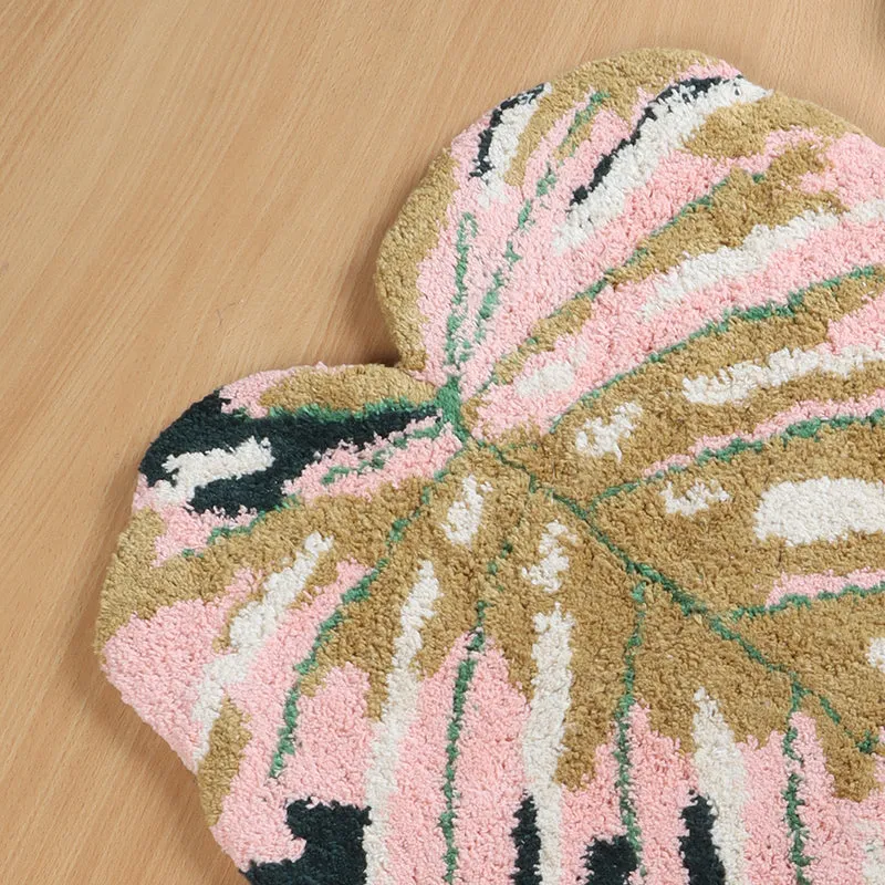 Monsterosa Poly Cotton Bath Mat- Pink media 5