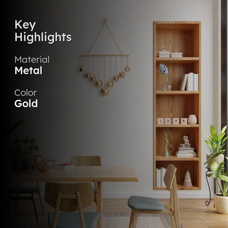 Metal Golden Hanging Bells media 2