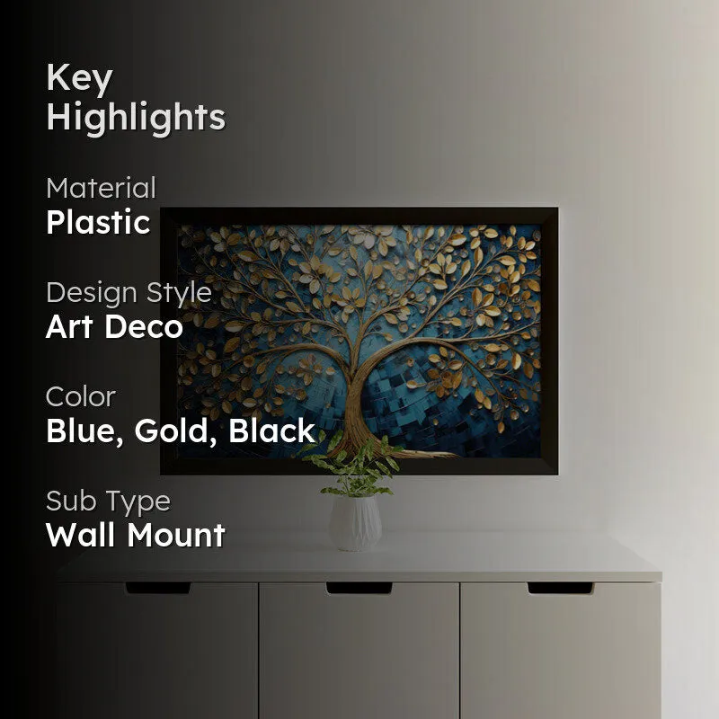 Gilded Branch Wall Painting media 2