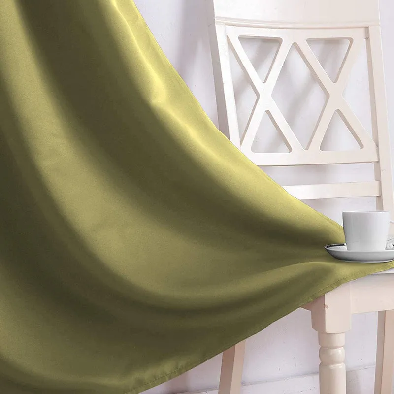 Noir Triple Pinch Pleat Blackout Curtain - Khaki media 4