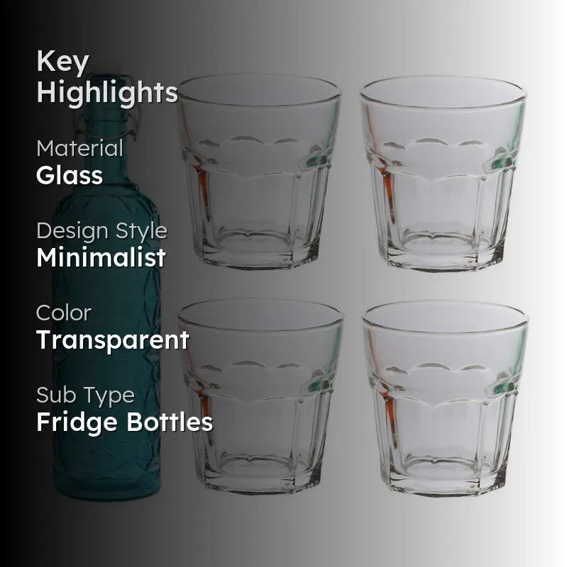 Zoran 1000 mL Water Bottle With 250 mL Glasses - Five Piece Set media 2
