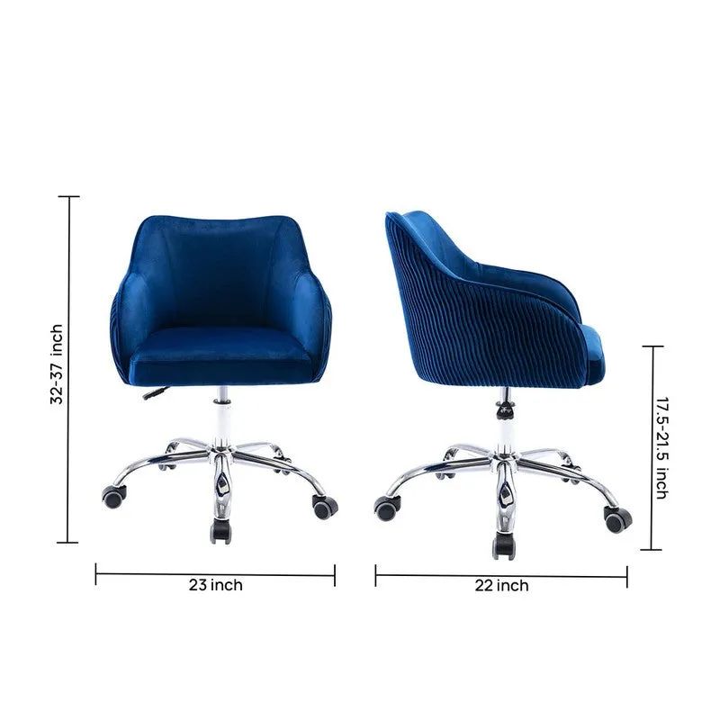 Seatron Metal Office Chair - Blue media 12