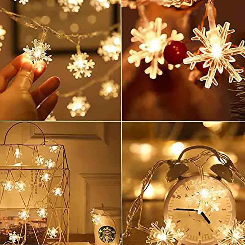 Snowflakes LED Fairy Light media 6