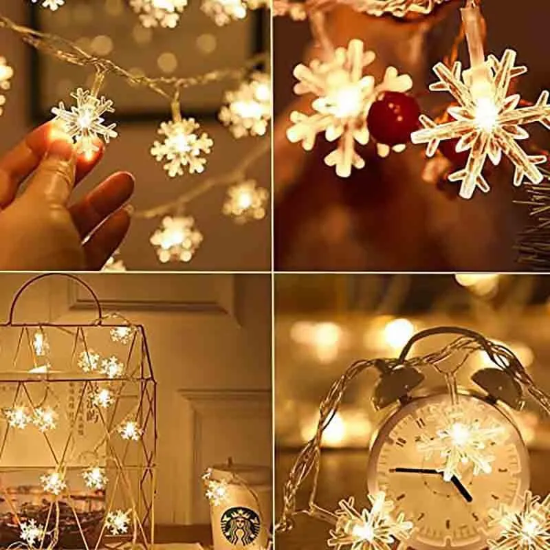 Snowflakes LED Fairy Light media 6
