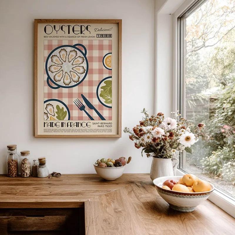 Dine Divine Archival Canvas Wall Art - Brown media 8