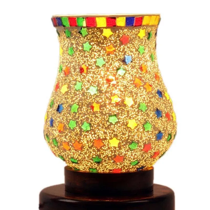All Stars Mosaic Glass Table Lamp - Multicolor media 5