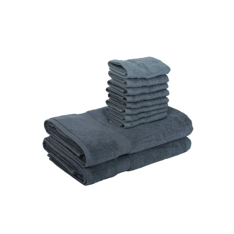Miorah Towel Combo (Grey) - Set Of Ten media 3