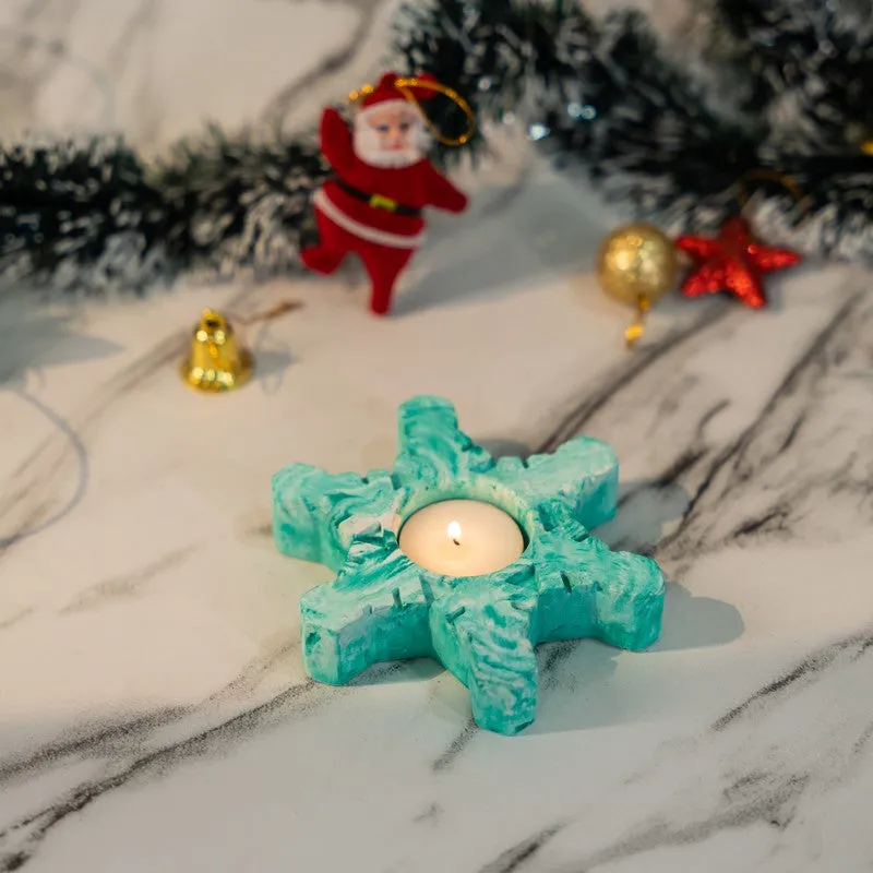 Starry Glow Candle Holder - Green media 3