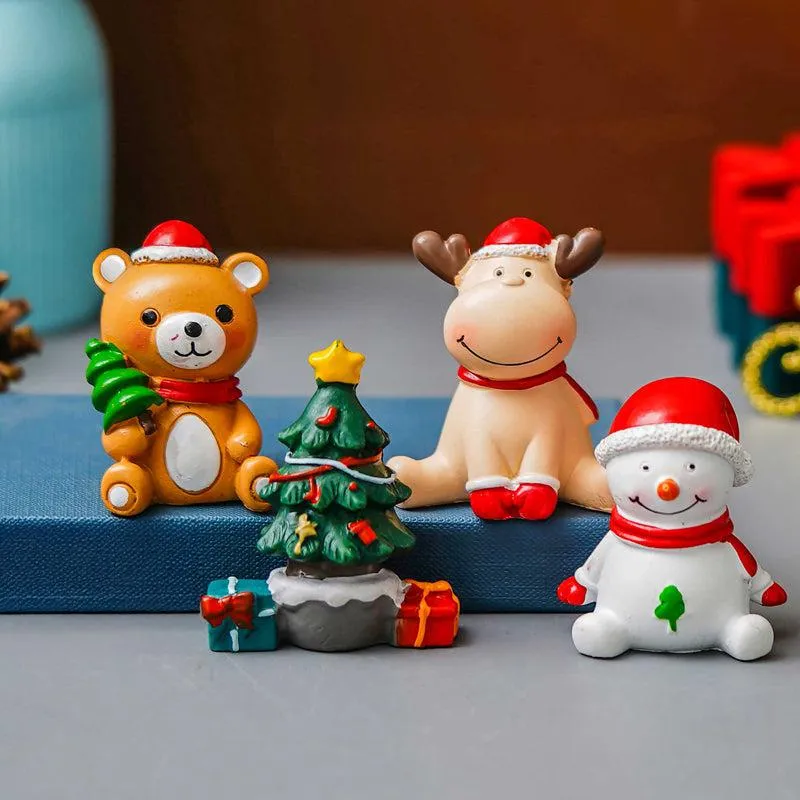 Yuletide Buddies Resin Figurine - Set Of Four media 1