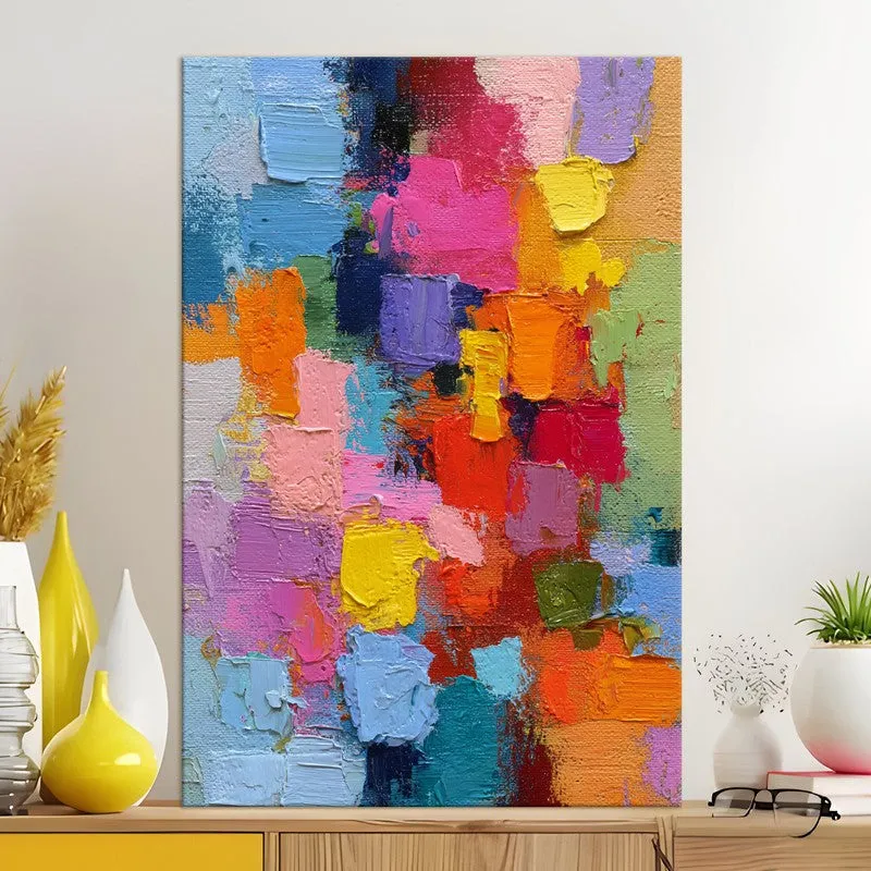 Bold Spectrum Fusion Canvas Wall Art media 5
