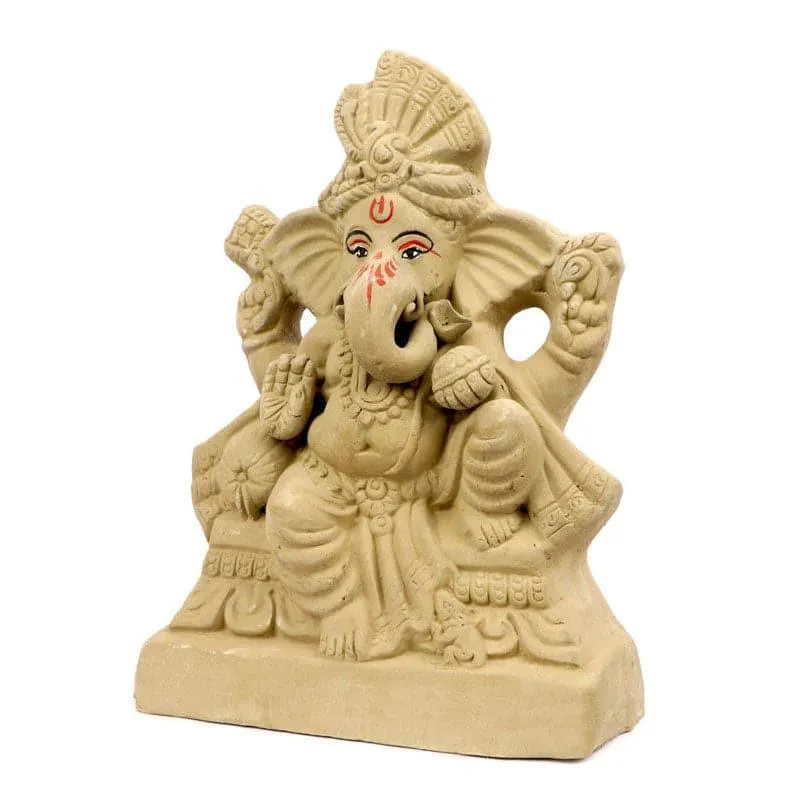 Ganesha Clay Murti media 3