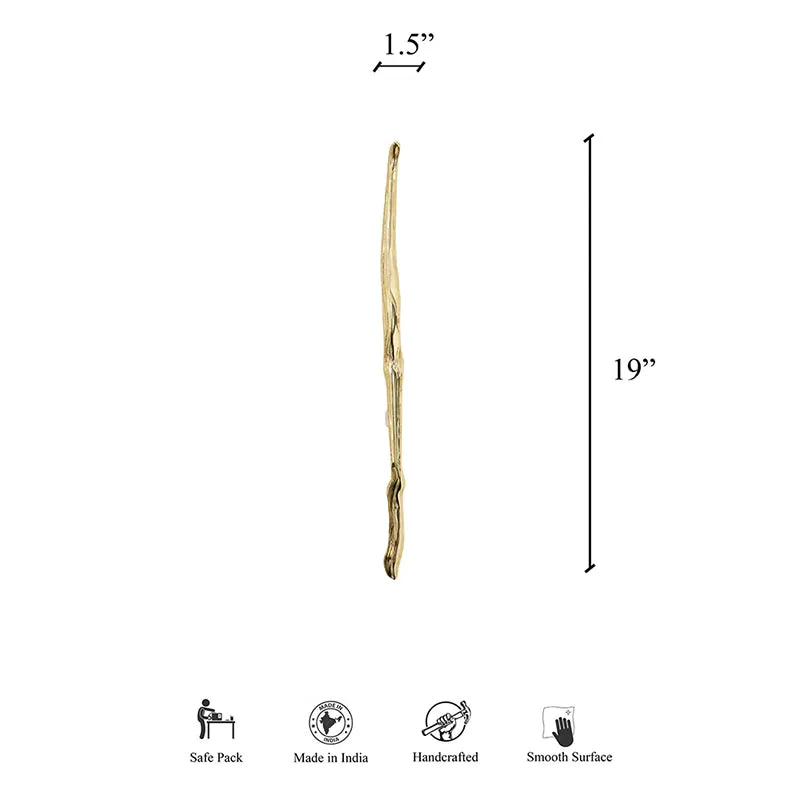 Ruva Handmade Door Handle - Gold media 6