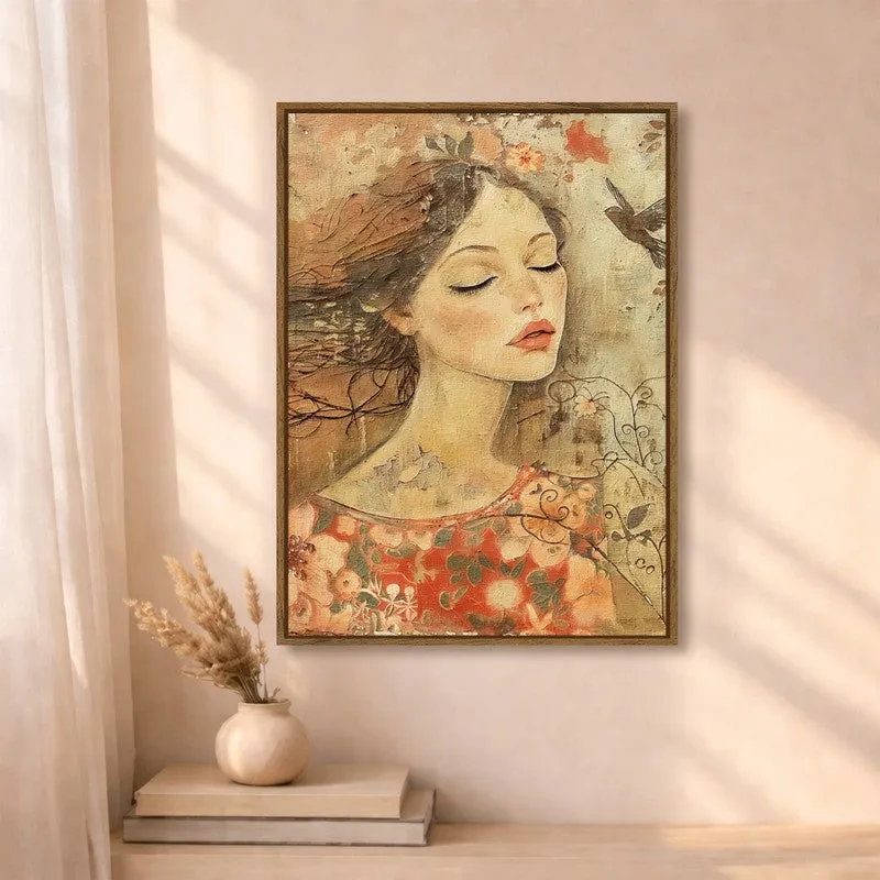 Vector Vogue Canvas Wall Art With Frame media 4