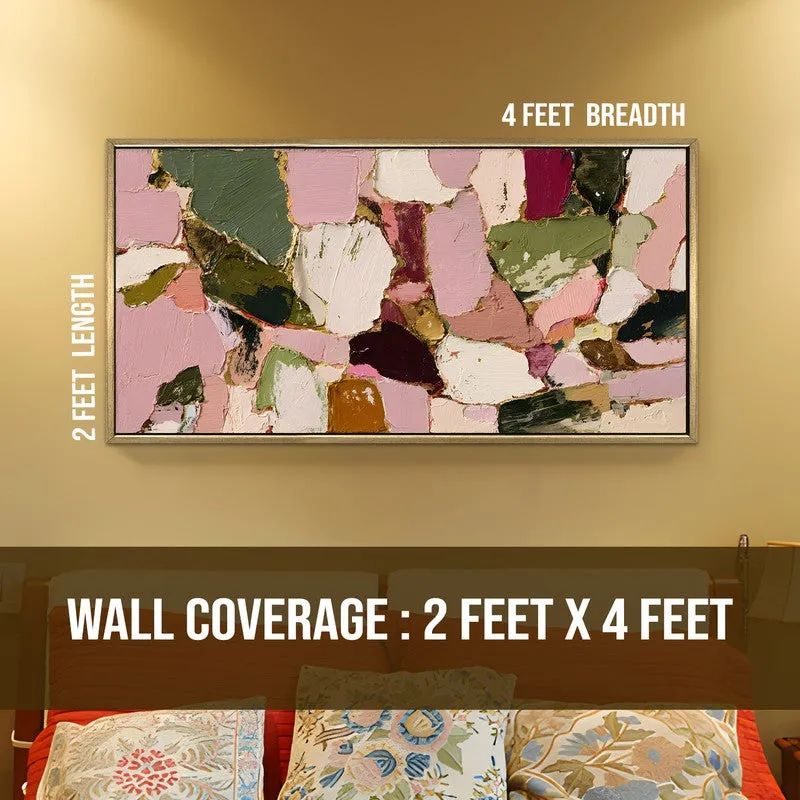 Pink Mosaic Canvas Wall Art media 9