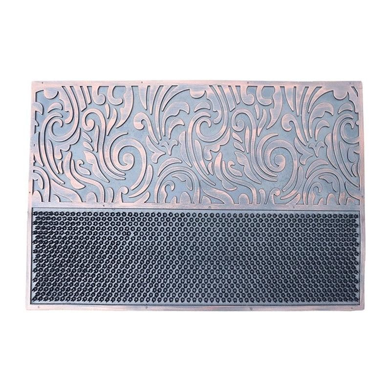 Yaro Abstract Rubber Door Mats - Blue media 7