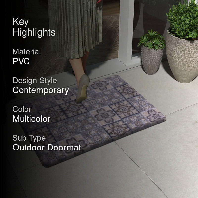 Faded Motifs Anti-Fatigue PVC Door Mats media 2