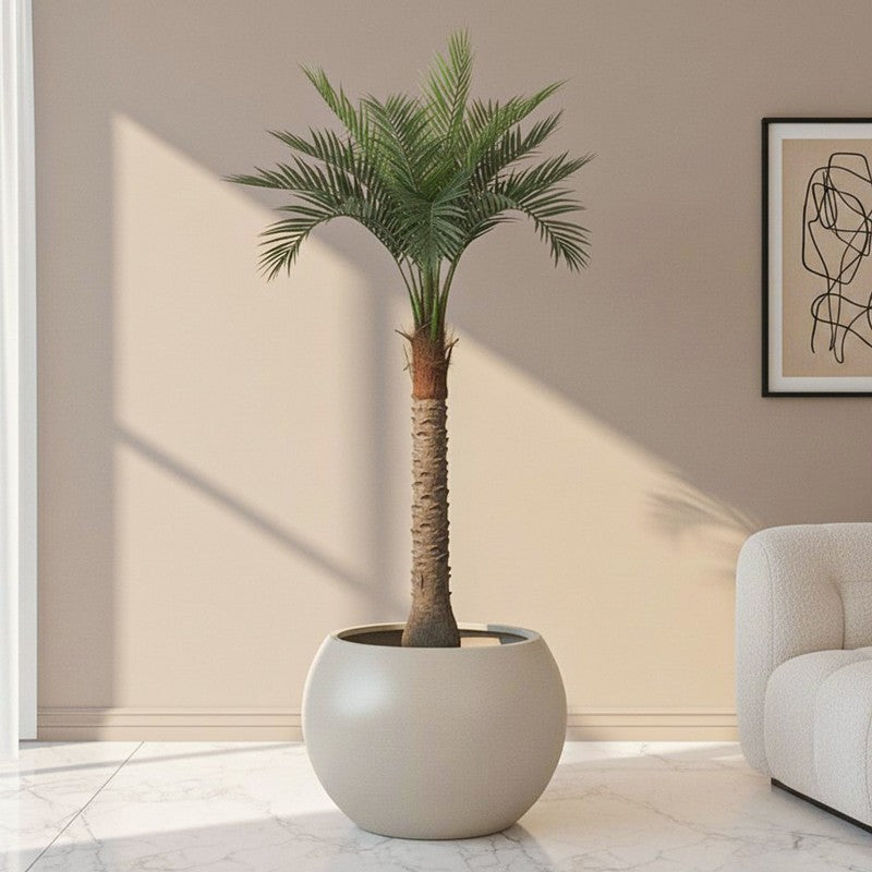 Palmino Artificial Palm Tree With Black Plastic Pot - 5 Feet