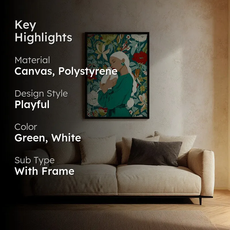 Aureth Canvas Wall Painting With Black Frame media 2