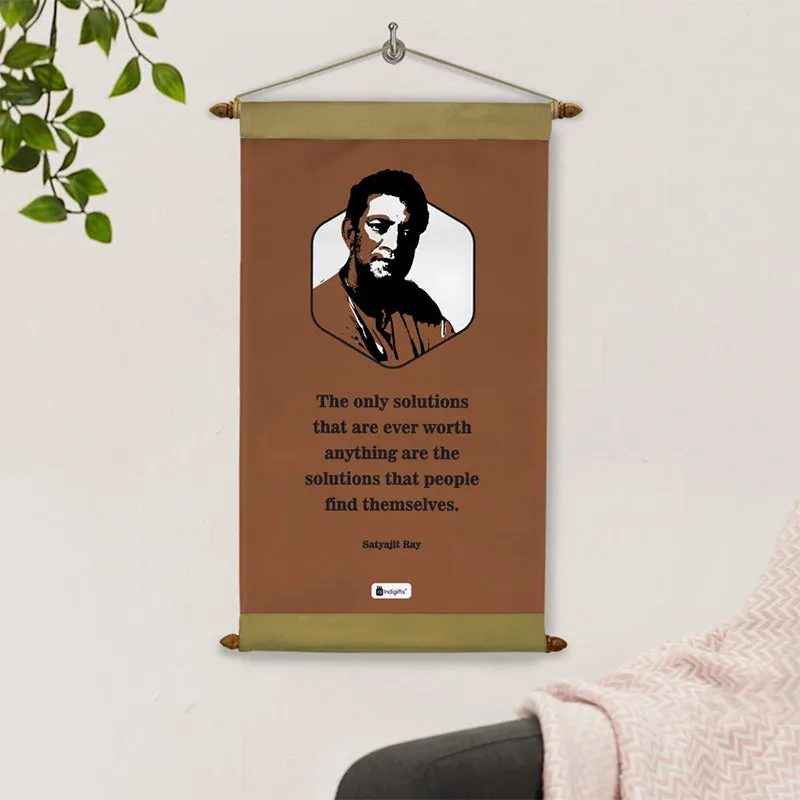 Sathyajith Ray Motivational Canvas Wall Accent media 1
