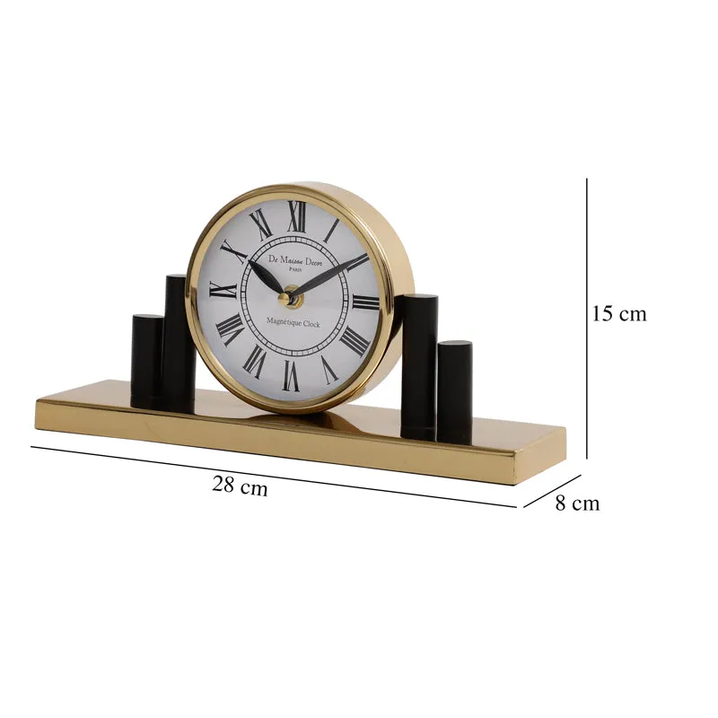 Opal Harbour Table Clock - Gold media 5