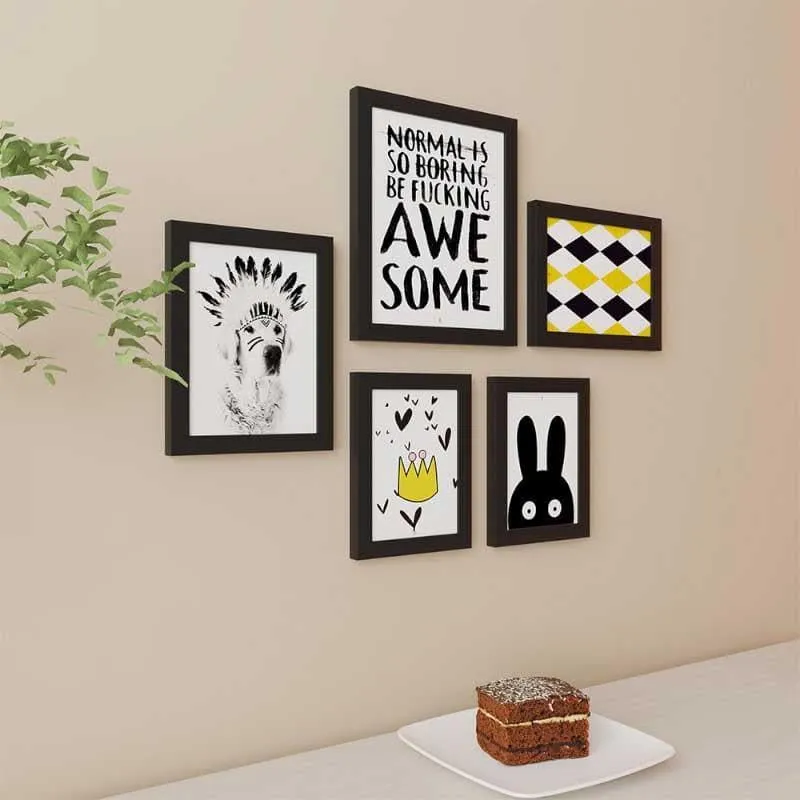 Be Awesome Art Work - Set Of Five media 3