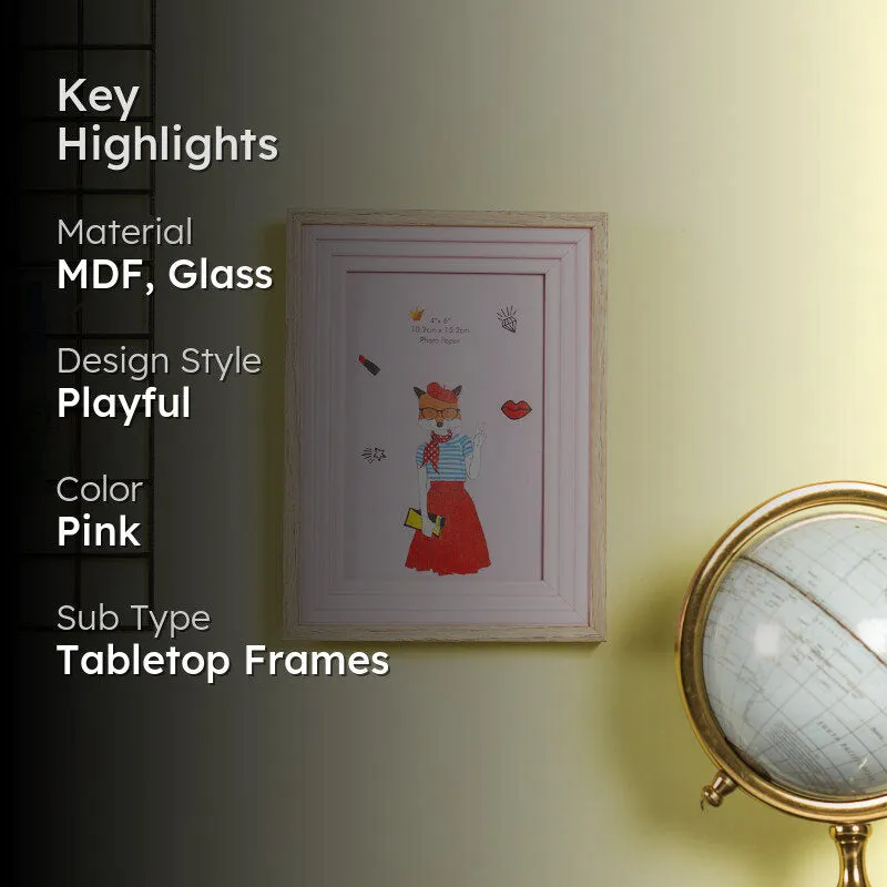 Aluma Table Photo Frame - Pink media 2