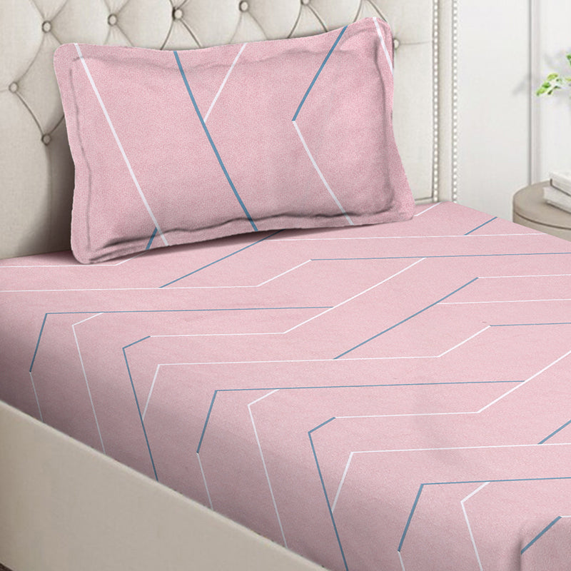 Spatial Beams Geometric Bedsheet - 130 GSM media 4