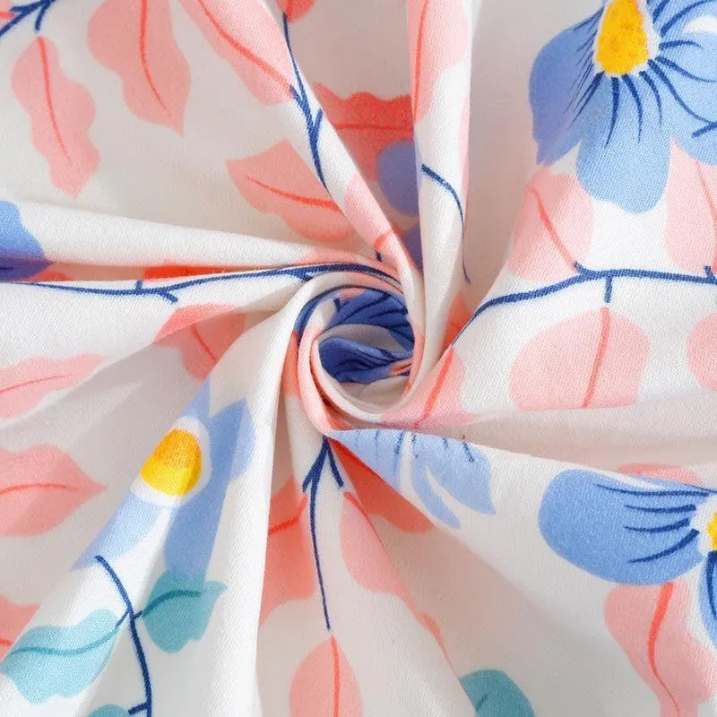 Flowery Mist Bedsheet - 150 GSM media 5