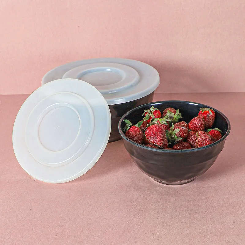 Maneva Serving Bowl (Black) - Set Of Two media 5