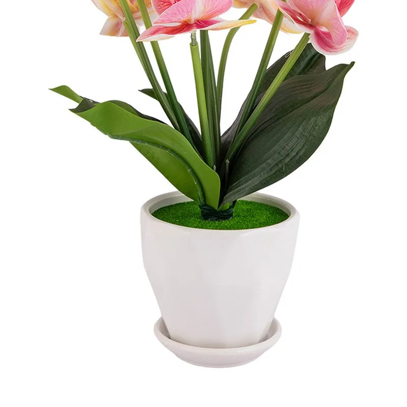 AarviDecor Peach Bloom Silk Artificial Plants media 6